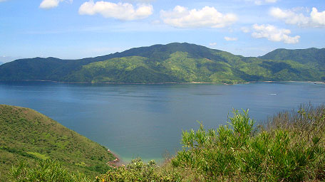 Tolo Channel and the hills in Sai Kung