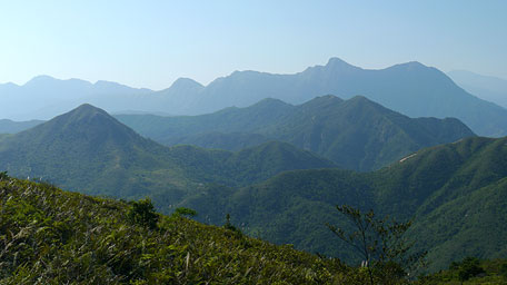 The chain after chain of mountains