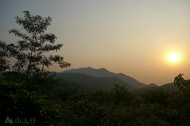 Ling Wui Shan in the sunset