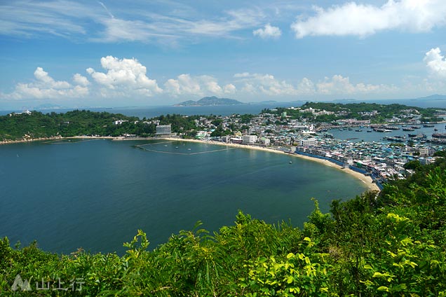 A full view of Cheung Chau
